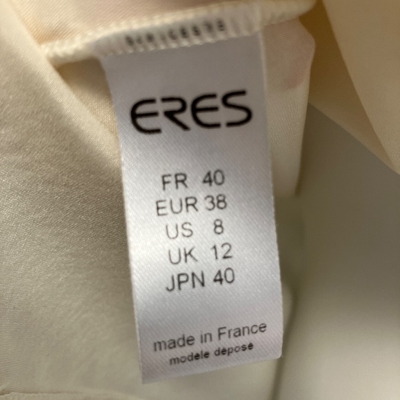 ERES Paris Silk white blouse NEW size 8 US - Picture 4 of 10